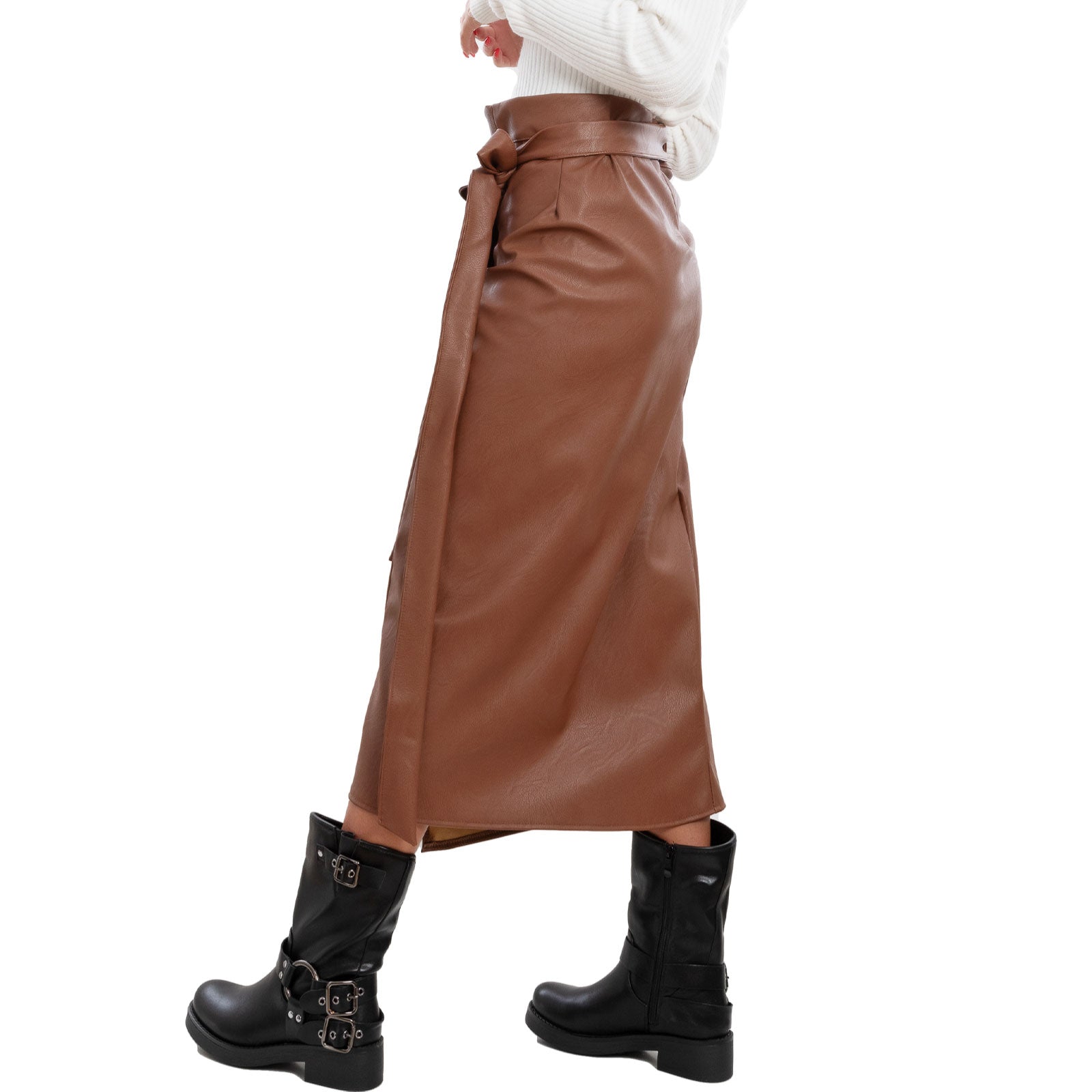 immagine-8-toocool-gonna-donna-longuette-effetto-pelle-vb-6113