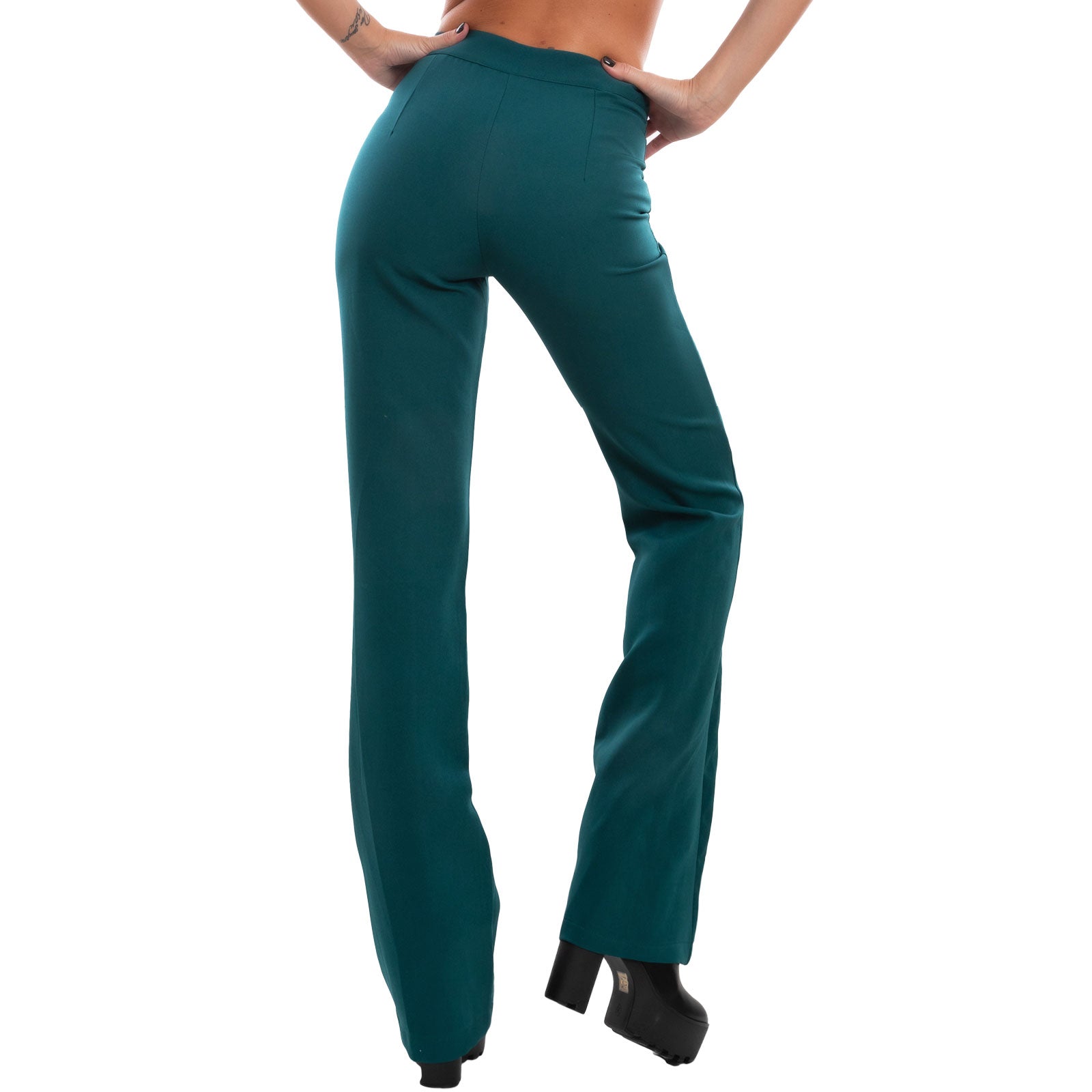 immagine-8-toocool-pantaloni-donna-campana-flare-zampa-elefante-vb-6436