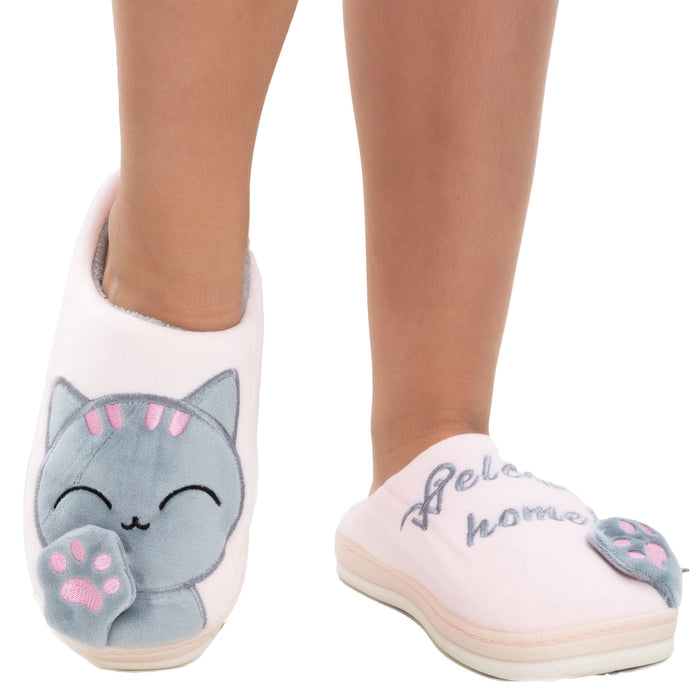 immagine-8-toocool-pantofole-donna-ciabatte-gatto-hl-207