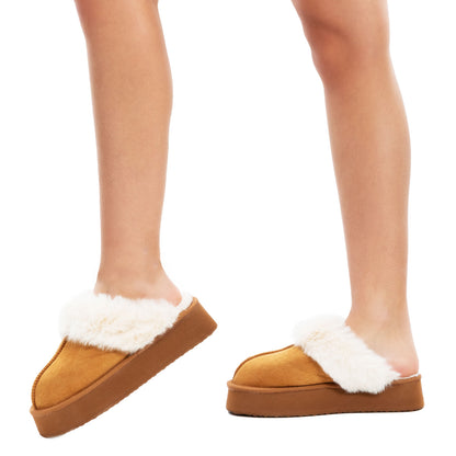 immagine-8-toocool-sabot-scamosciati-scarpe-donna-pelliccia-p416