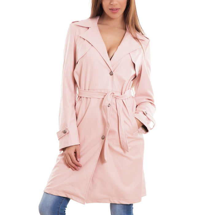 immagine-8-toocool-trench-donna-giacca-lunga-cr-2475