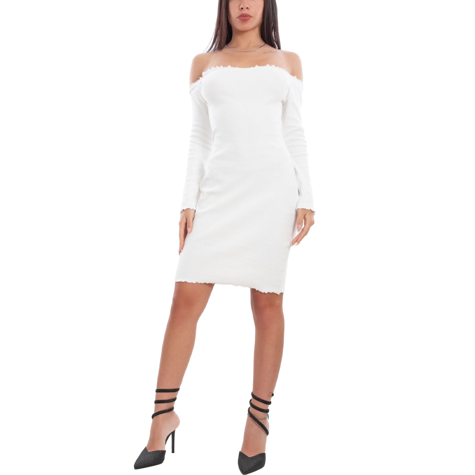 immagine-8-toocool-vestito-donna-maniche-lunghe-costine-fi-7450