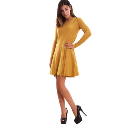 immagine-8-toocool-vestito-donna-miniabito-svasato-r2166