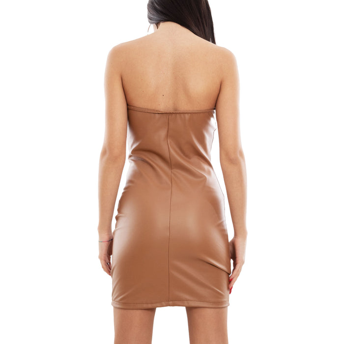 immagine-8-toocool-vestito-donna-pelle-elasticizzato-tubino-fi-20293