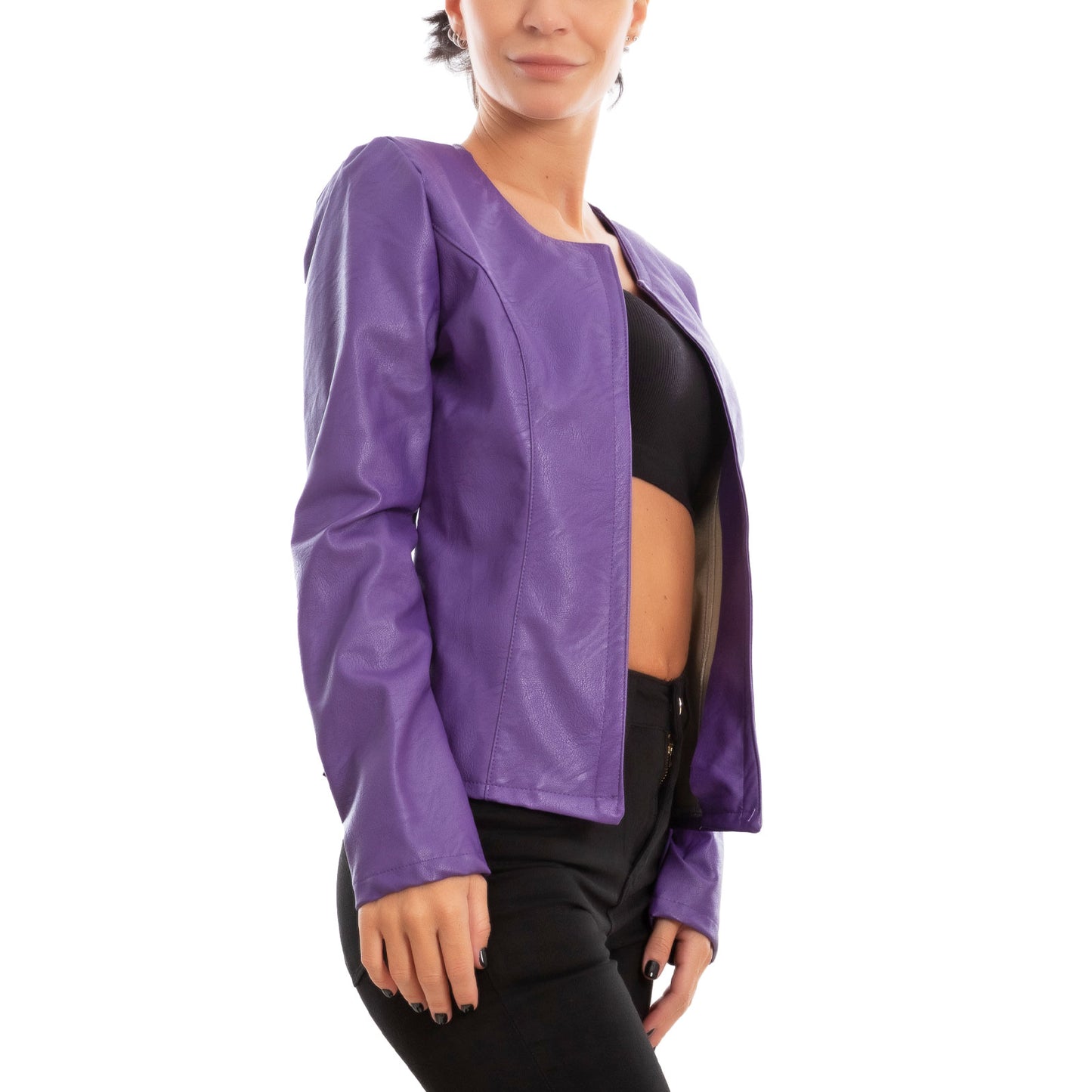 immagine-9-toocool-giacca-donna-corta-ecopelle-bolero-ms-5919
