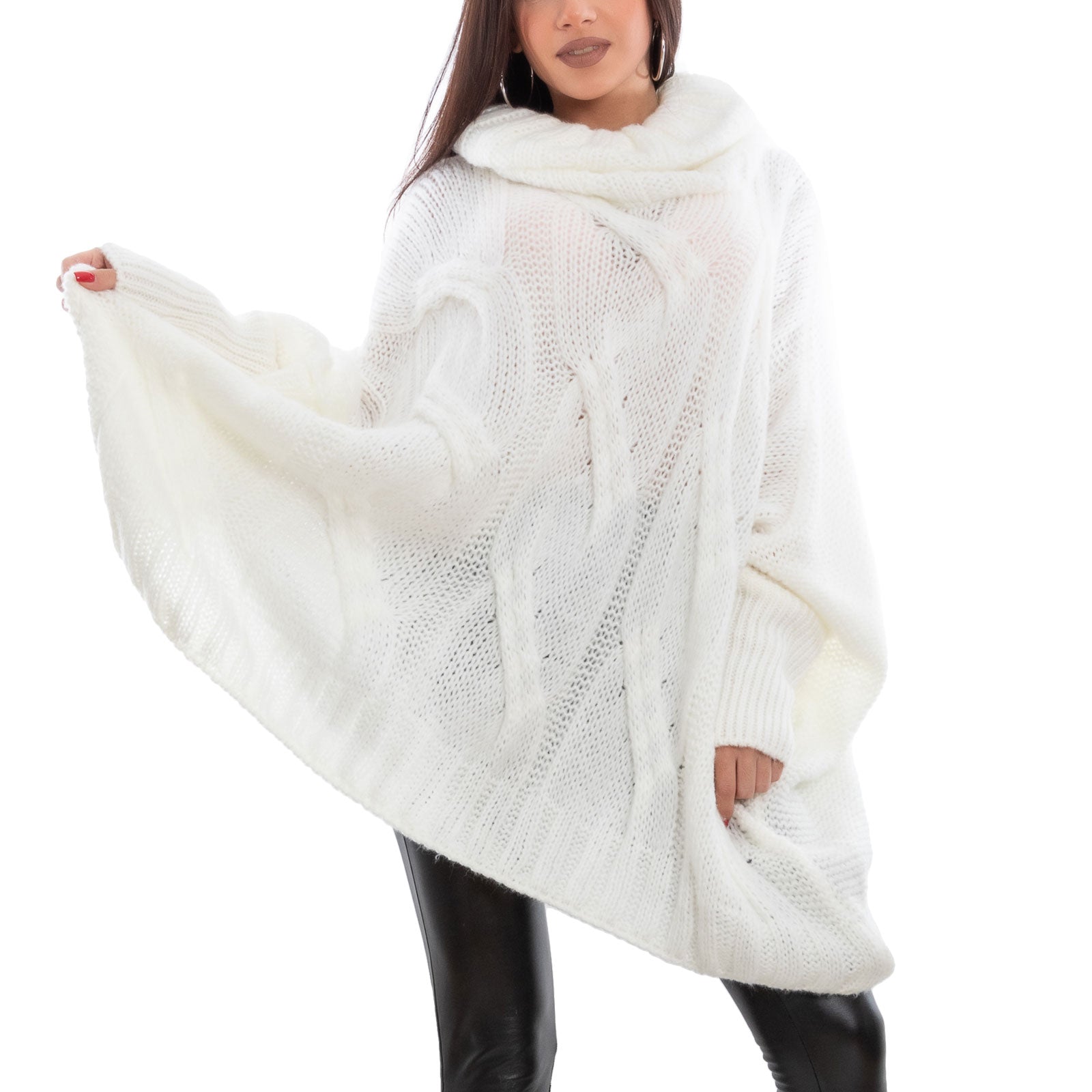 immagine-9-toocool-maglione-donna-oversize-dolcevita-vb-7198