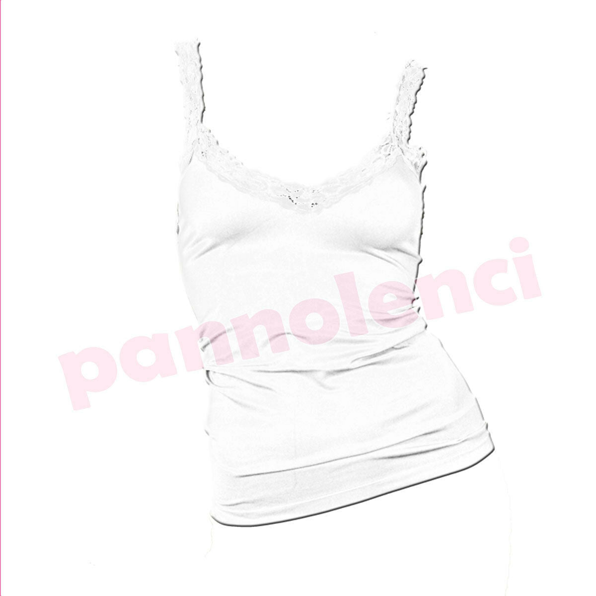 Gucci Canotta Con Bordi In Pizzo E Stampa Floreale Allover Donna - Foto 3